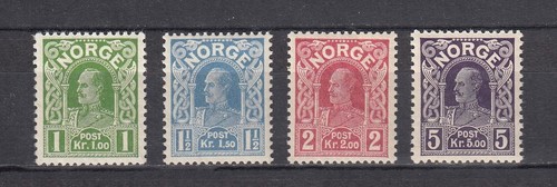 Francobolli norvegia 1910 - norvegia,