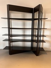 Natuzzi Bellissima Libreria Compasso D’oro In Legno Marrone Scuro 180x220x50 Cm