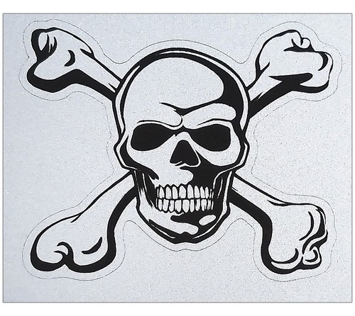 Toppa patch adesiva teschio - toppa,