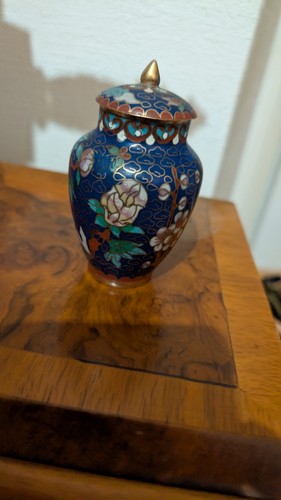 Vaso decorativo cloisonné - vaso,