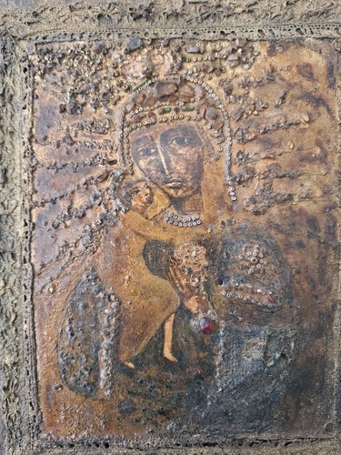 Pittura antica icona religiosa - pittura,