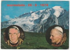 MARMOLADA - TRENTO - VISITA PAPA GIOVANNI PAOLO II 26/08/1979 -91117-