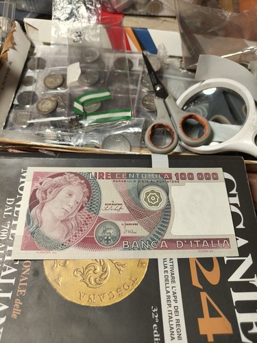 Banconota 100000 lire - banconota, banca