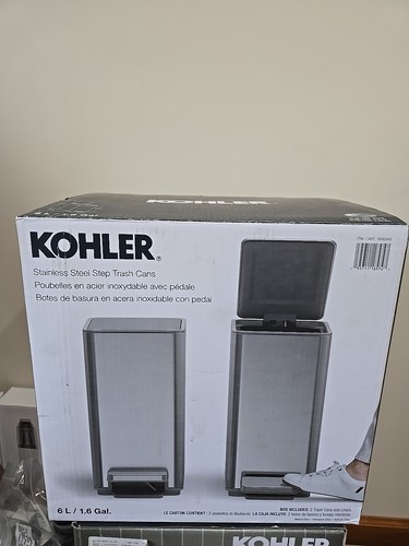 Pattumiera gradini kohler - gradini, 6l