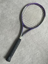 Racchetta da tennis offensiva internazionale Technifibre Major con coperchio. Viola.