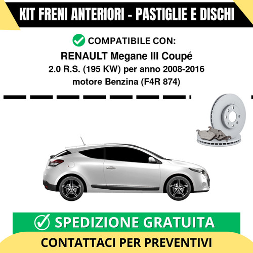 Kit freni anteriori renault - kit,