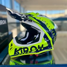 AVAA18 Casco moto cross enduro Airoh Aviator Ace Amaze Blue Gloss Taglia S