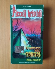 VHS PICCOLI BRIVIDI N.4 - Il campeggio degli orrori Parte 1 & Parte 2 R.L. Stine