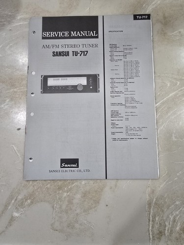Sansui 717 manuale - sansui, tu-717