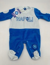 TUTINA NEONATO MASCHIO CON PIEDINO CINIGLIA MANICA LUNGA ZERO&CO. SSC NAPOLI TCN