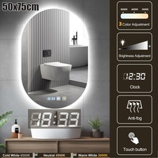 Specchio bagno led 50x75 cm