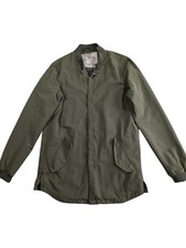 Scotch and Soda Wasababi Parka Cappotto Giacca Verde Esercito Leggero Uomo Piccolo Ottime Condizioni