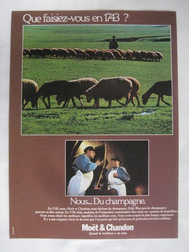 Print 1970 moet - &, chandon