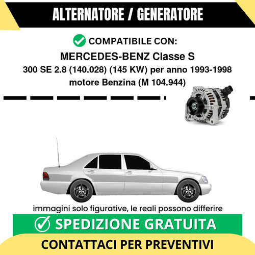 Alternatore mercedes benz - alternatore, mercedes-benz