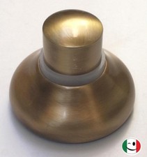 CAPPUCCIO UNIVERSALE PER RUBINETTO D'ARRESTO AD INCASSO BRONZATO - BRONZO