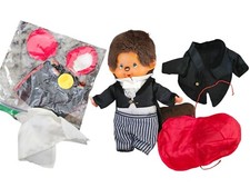 1974 Tuxedo Monchichi, 8"