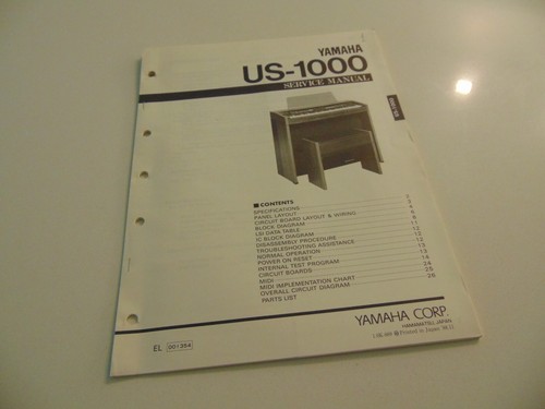 Yamaha 1000 pianoforte - yamaha, us-1000