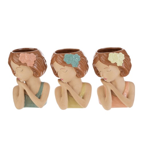 Vaso ceramica girl - vaso,