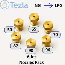 SET 6 x INIETTORI GETTI GAS