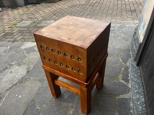 Ceppo macellaio vintage - da,