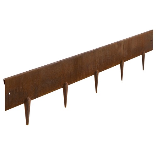 Bordura acciaio corten con - bordura,