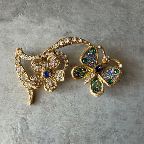 Spilla vintage farfalla - , e