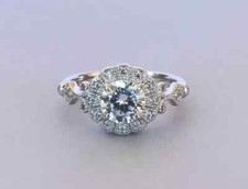 Real Moissanite 2.50Ct Round
