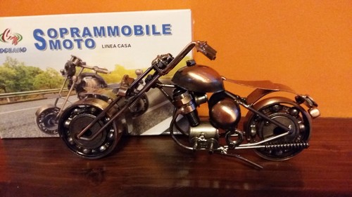 Modellino moto chopper - moto, in
