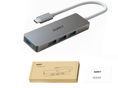 Aukey hub usb alluminio 4 - aukey,