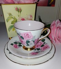 Vintage 1961 Tea Cup Trio Old