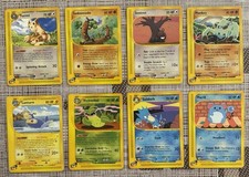 Pokemon Lotto 8 Carte - Aquapolis - Lightly Played - Lingua Inglese