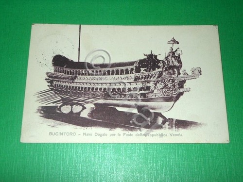 Cartolina bucintoro nave - bucintoro,