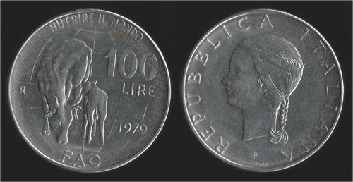 100 lire 1979 - fao, f.a.o.