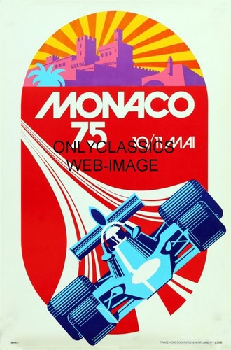 1975 monaco gran premio - 1975, 11x17