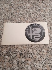 Copri Mozzo Auto Alfa Romeo Adesivo in PVC Resinato 3D 60 MM