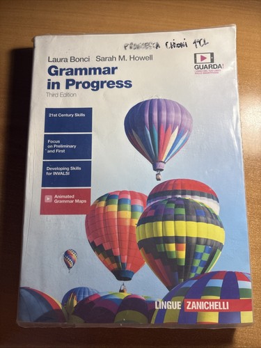 Grammar progress terza - -,