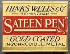 Scatola pennini Hink, Wells &