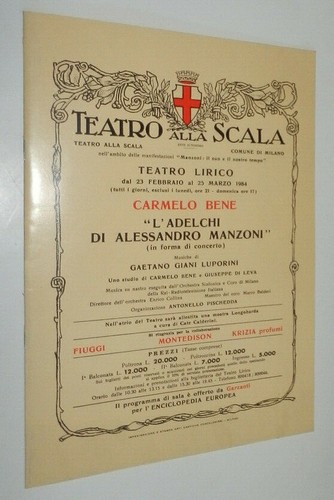 Teatro alla scala carmelo bene - teatro,