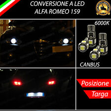 LUCI POSIZIONE A LED + LUCI TARGA A LED CANBUS ALFA ROMEO 159 NO ERRORE
