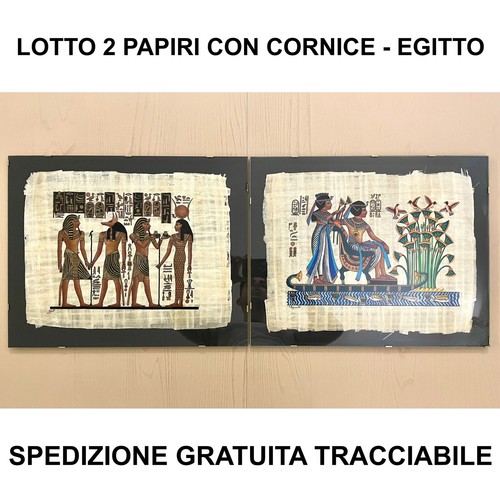 Lotto quadri papiri egizi - lotto,