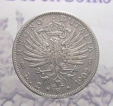 Regno - Vittorio Emanuele III° - 2 Lire Aquila Sabauda 1902 - RARA