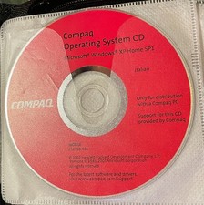 Windows XP Home SP1 con Licenza Product Key XP Home Edition da PC dismesso