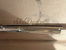 🔴 DUPONT penna sfera ARGENTO MASSICCIO 925 placcata oro scrive
