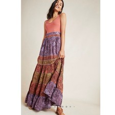 Maxi abito Anthropologie rosa