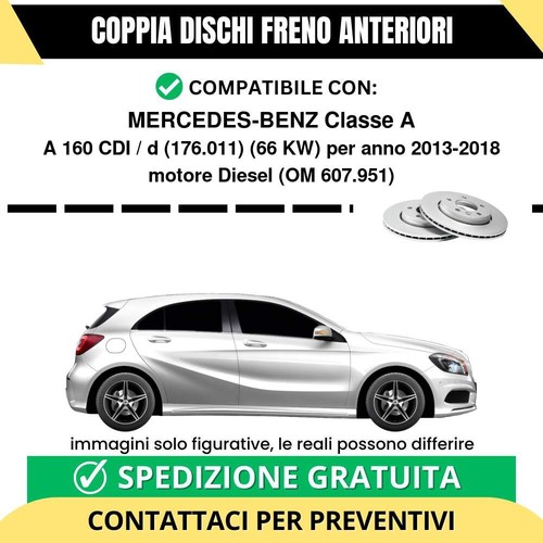 Coppia dischi freno - freno, anteriori