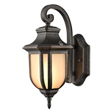 Outdoor Dark Brown Wall Light