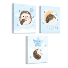 Set di 3 Quadri su Tela per