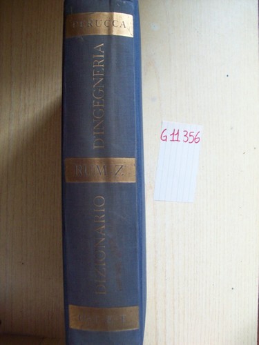 Dizionario ingegneria v - -,