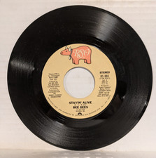 45 ~Bee Gees-"Stayin' Alive /