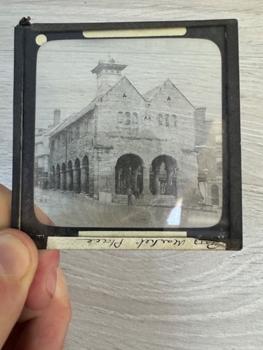Antique magic lantern slide - magic,